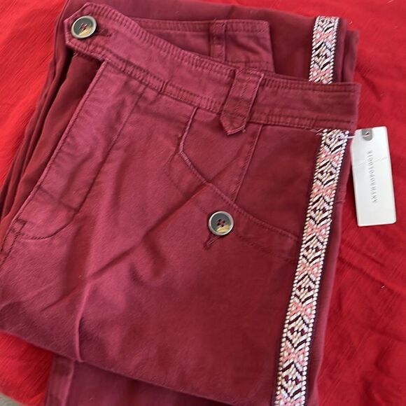 Anthropologie I Tapered Side Stripe Pants - Picture 11 of 11